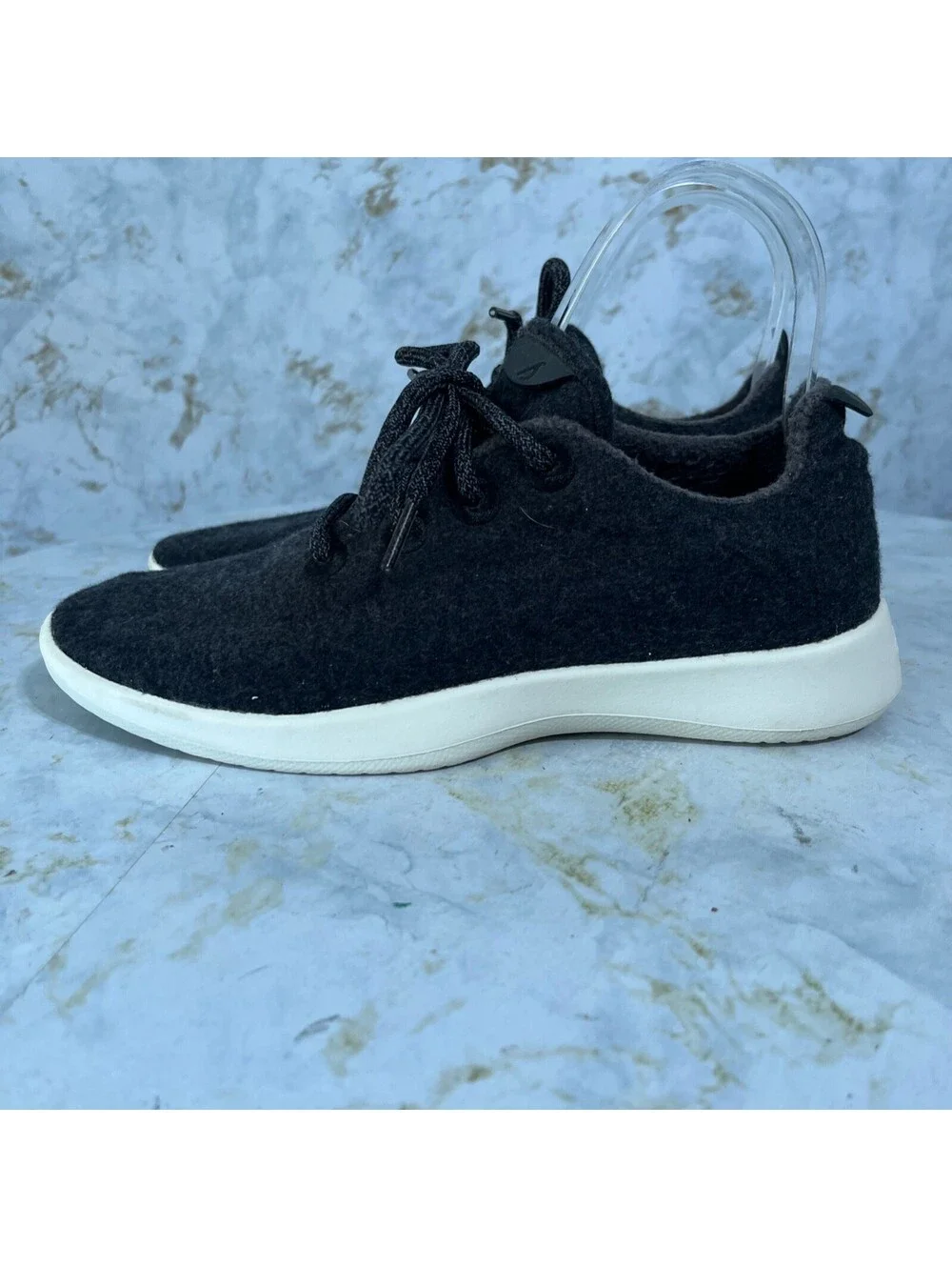 Allbirds Wool Runners Women's Size 8 Shoes Gray White Comfort Casual Sneakers